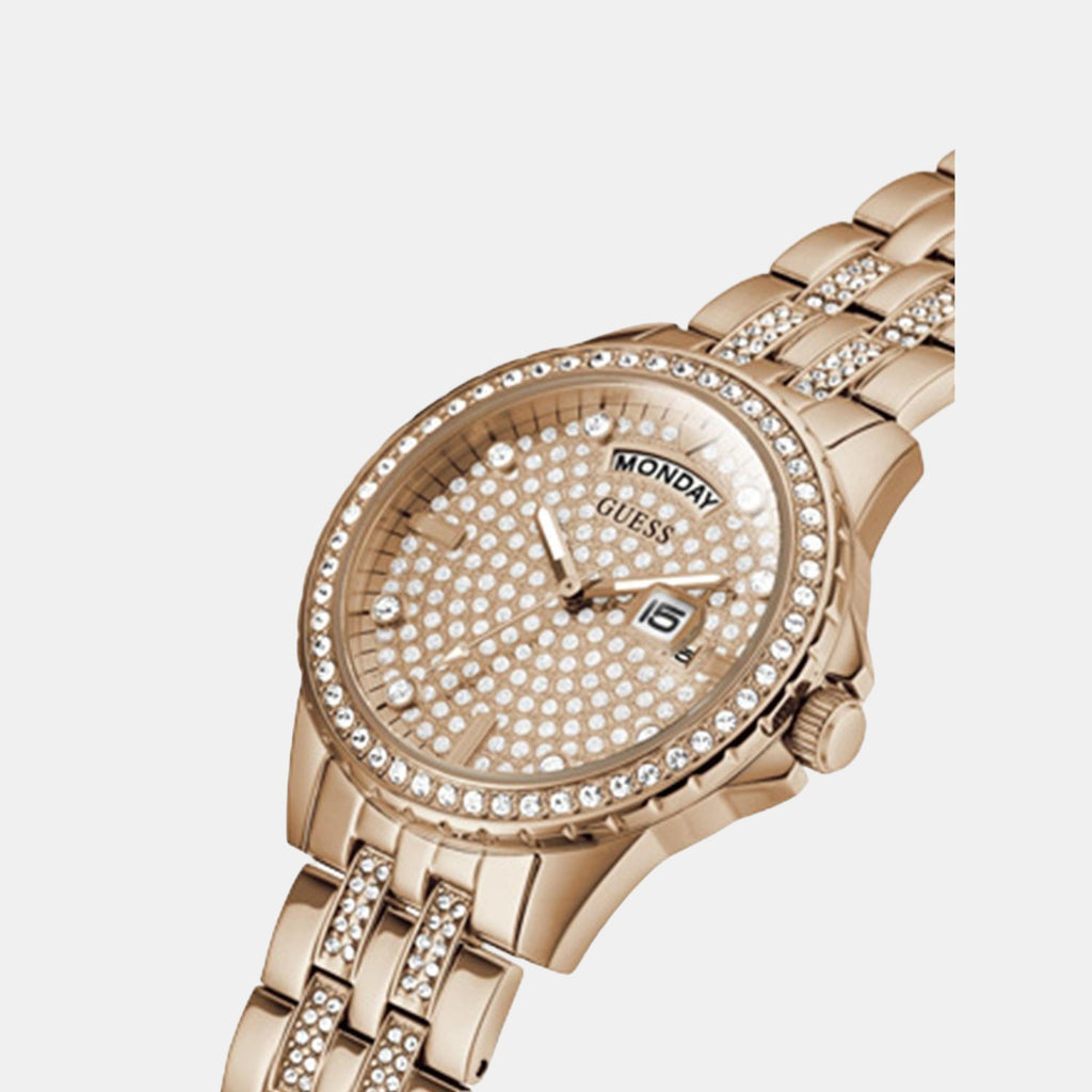 Guess Stainless Steel Round watch