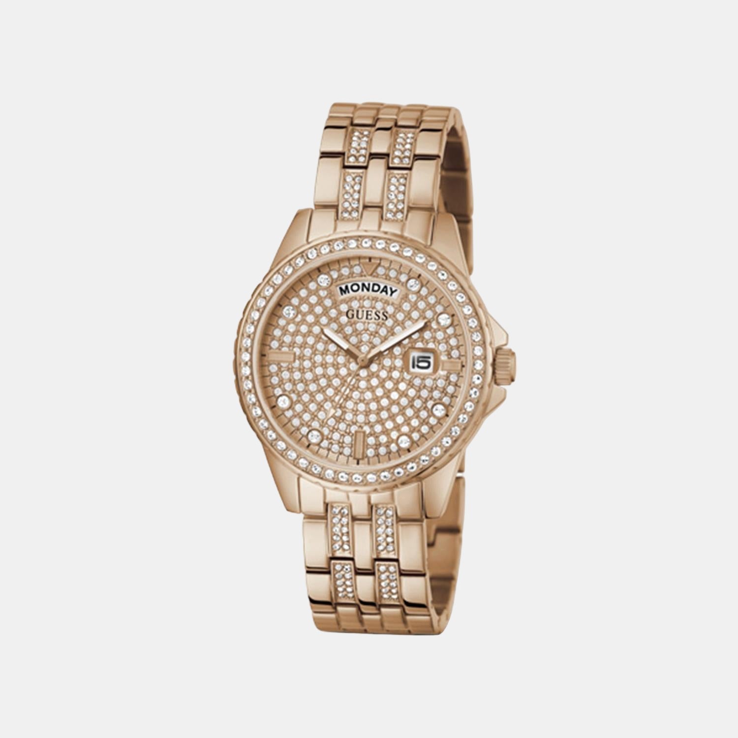 Guess Stainless Steel Rose Gold watch