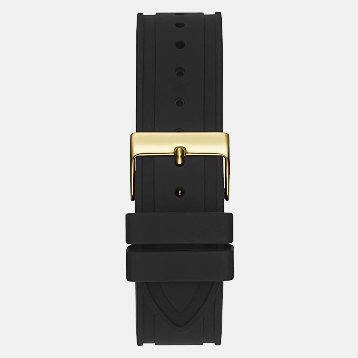 Guess Women Round Black watch