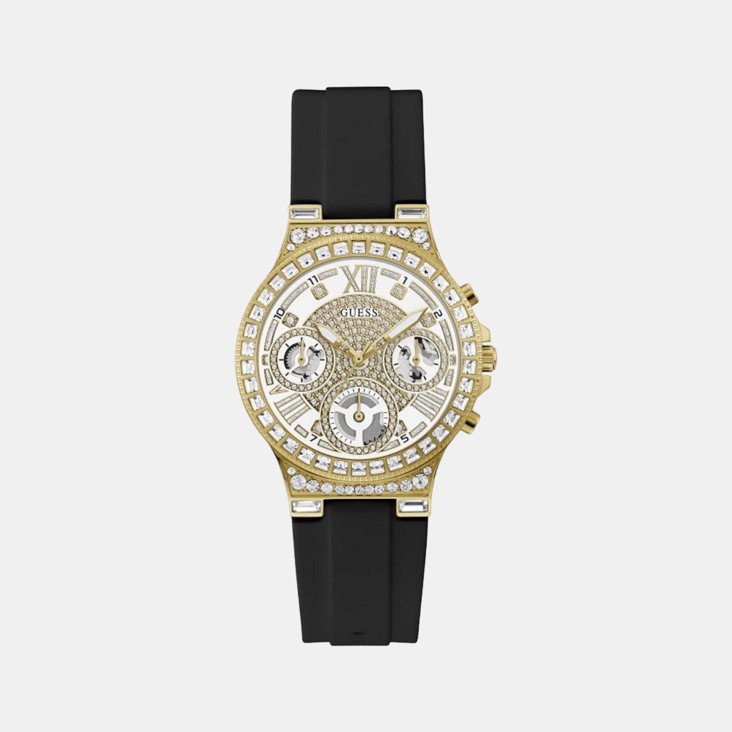 Guess Round Gold Chronograph watch