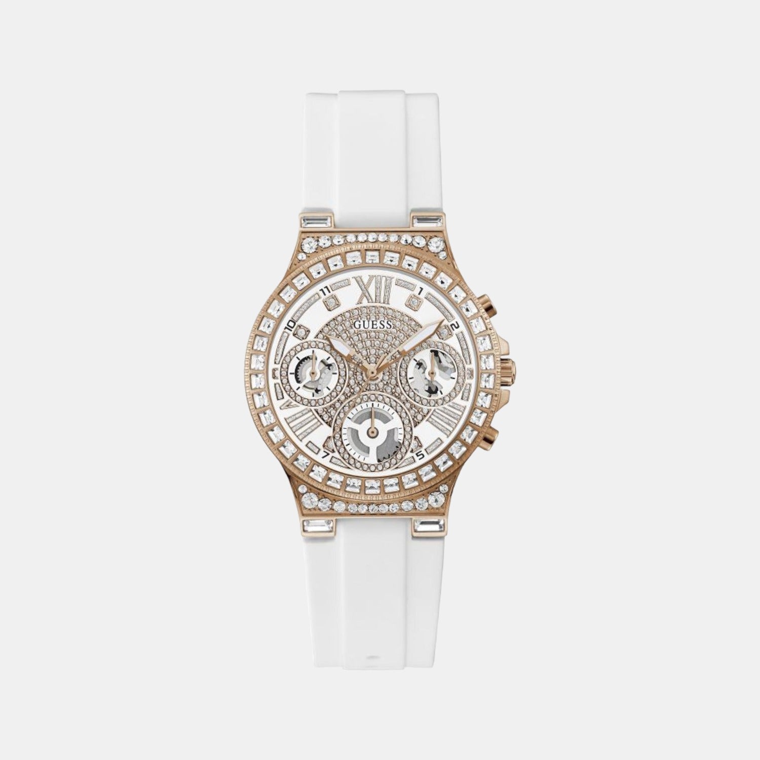 Guess white silicone watch Clearance