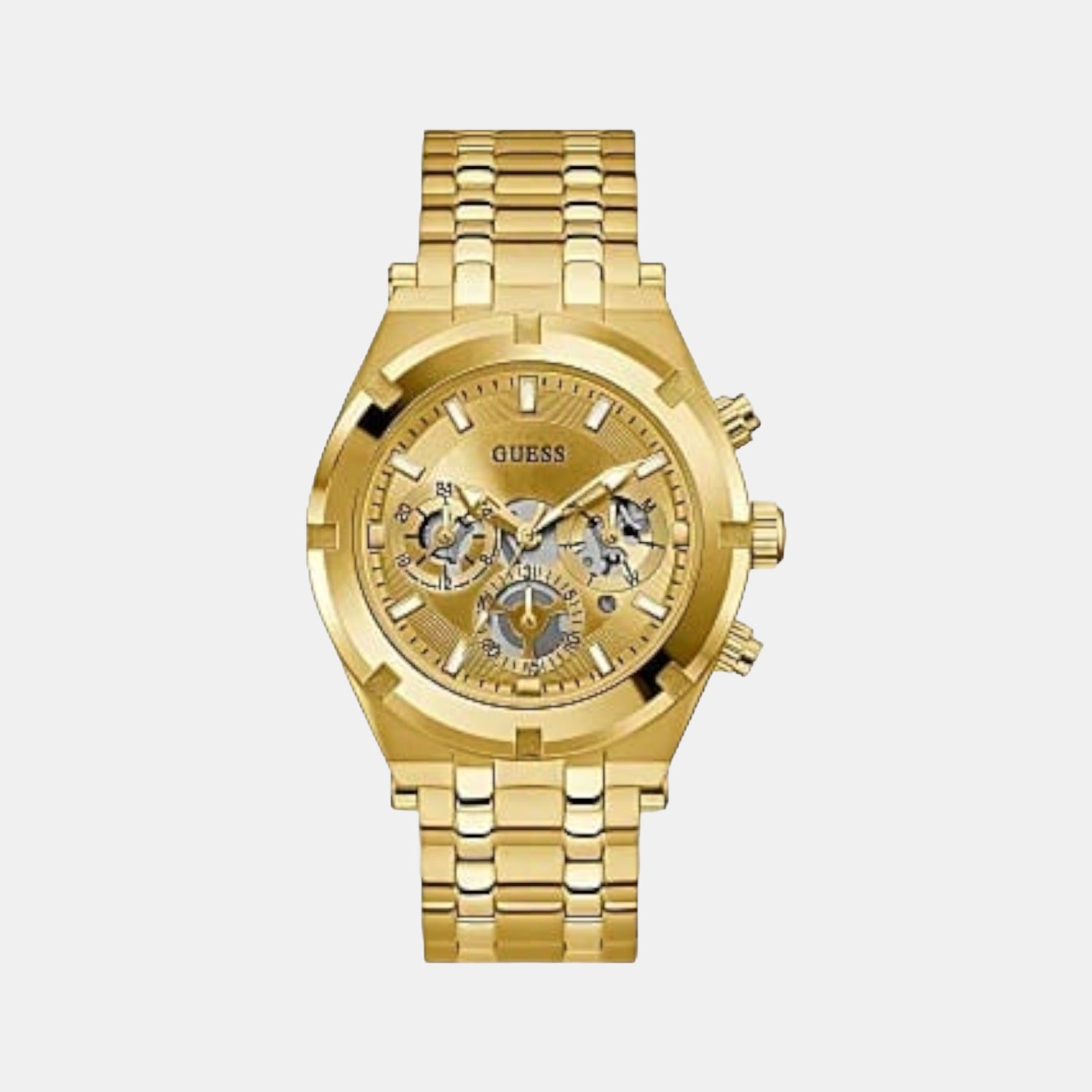 Guess Round Gold Chronograph watch
