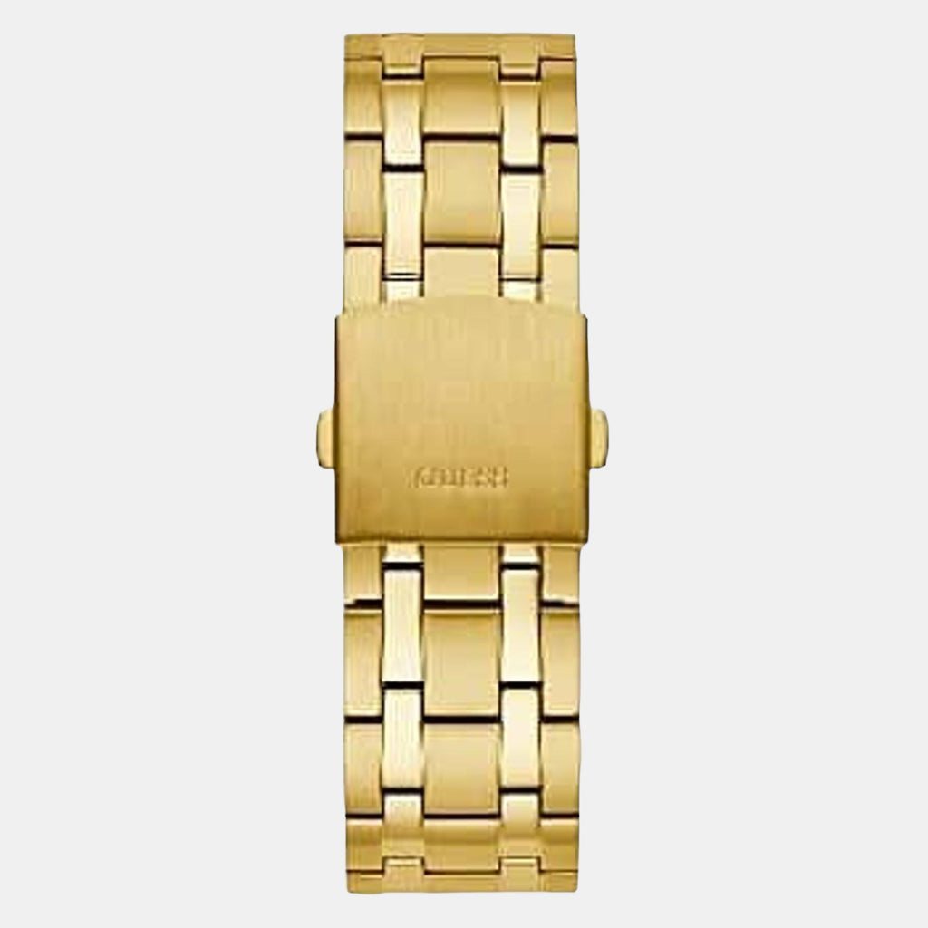Guess Men Round Gold watch