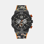 Guess Round Black Chronograph watch