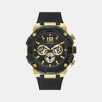 Guess Round Black Chronograph watch