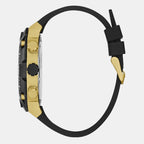 Guess Men Round Black watch