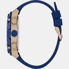 Guess Men Round Blue watch