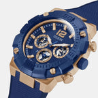 Guess Rubber Blue watch