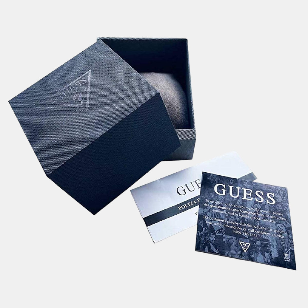 Guess Stainless Steel Round watch