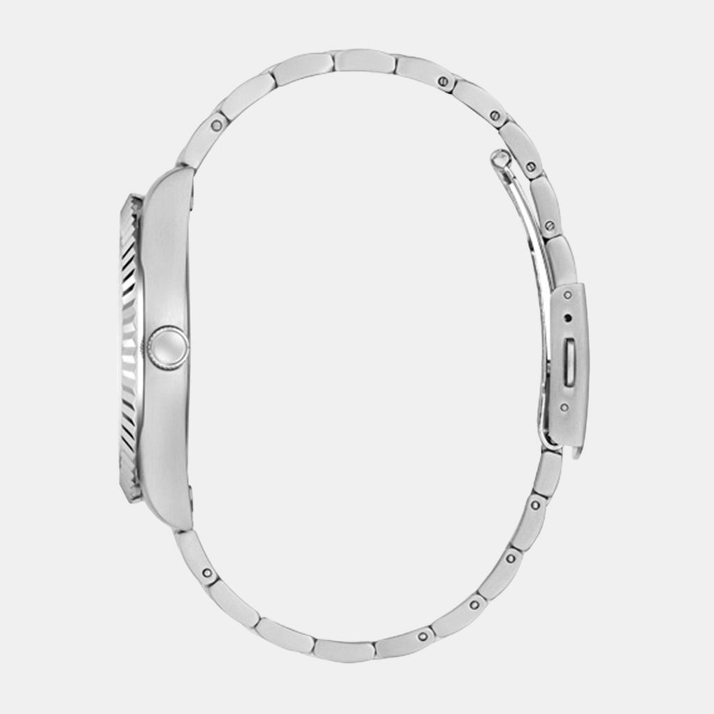 Guess Men Round Silver watch