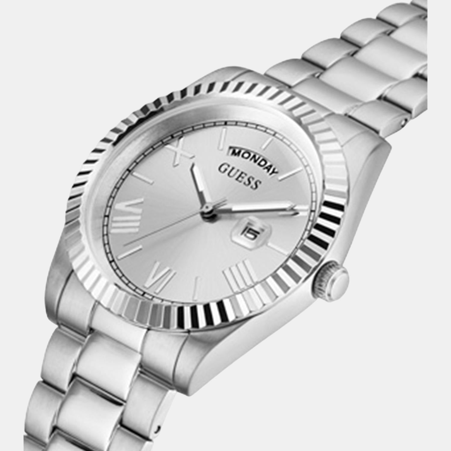 Guess Stainless Steel Silver watch