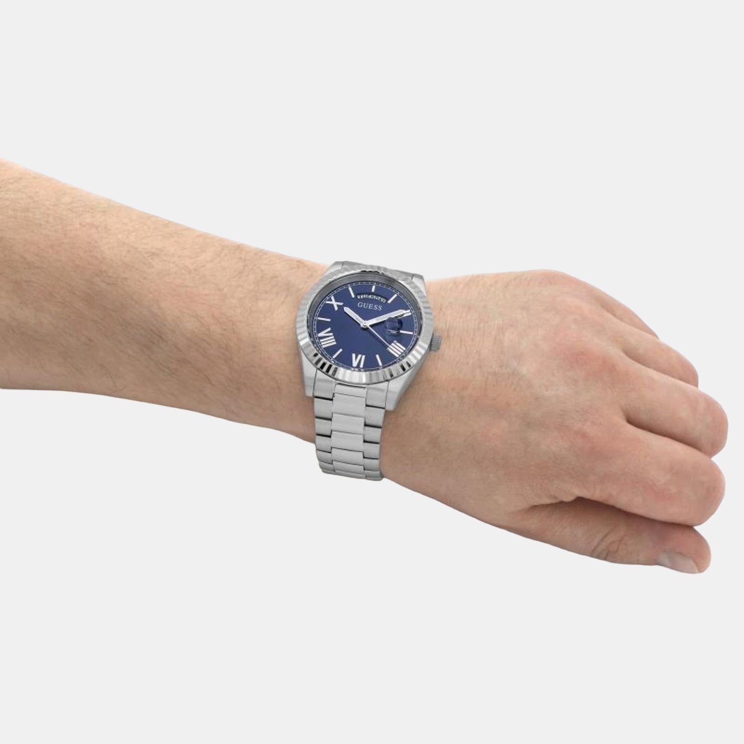 Guess Stainless Steel Blue watch