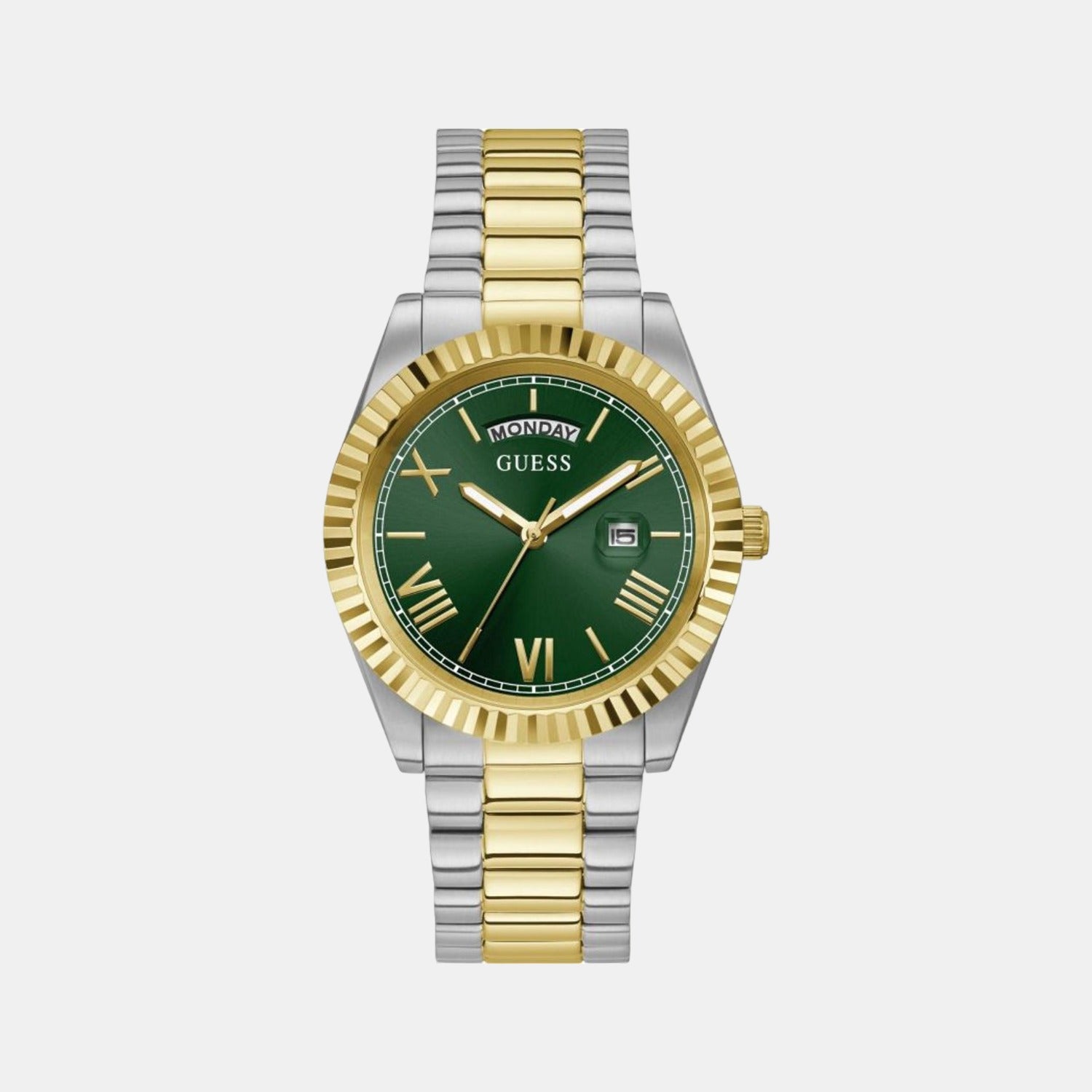 Guess Round Green Analog watch