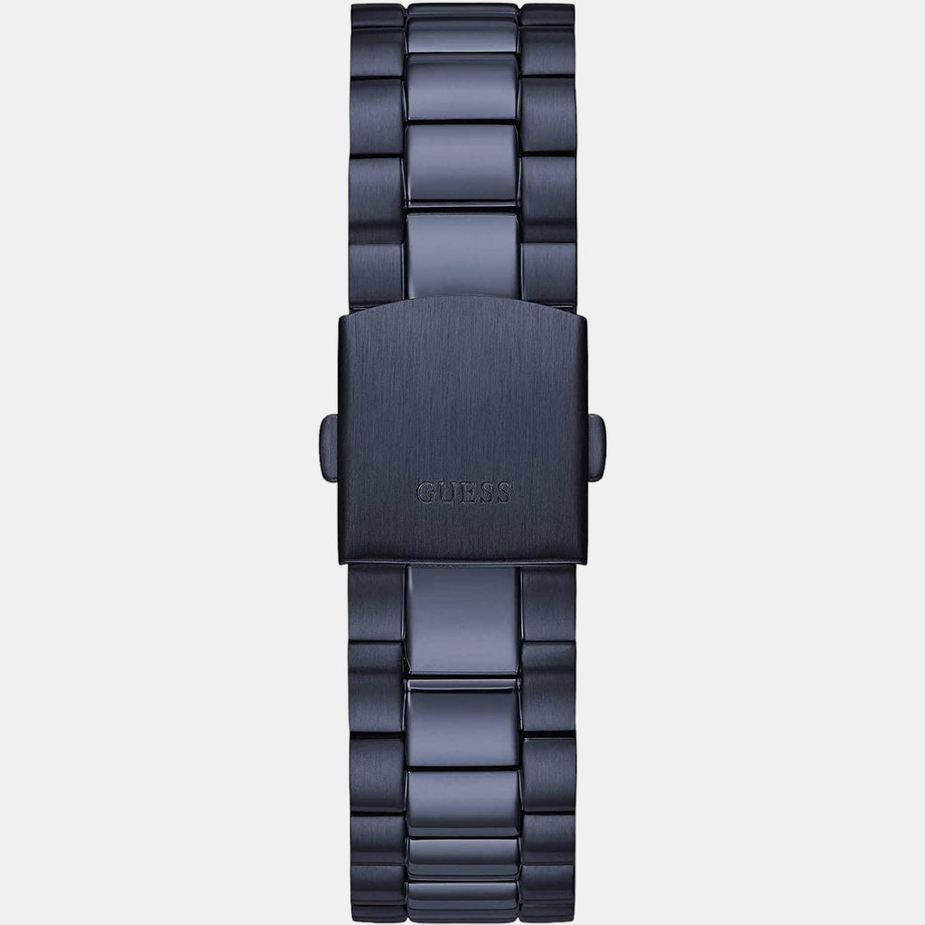 Guess Men Round Blue watch