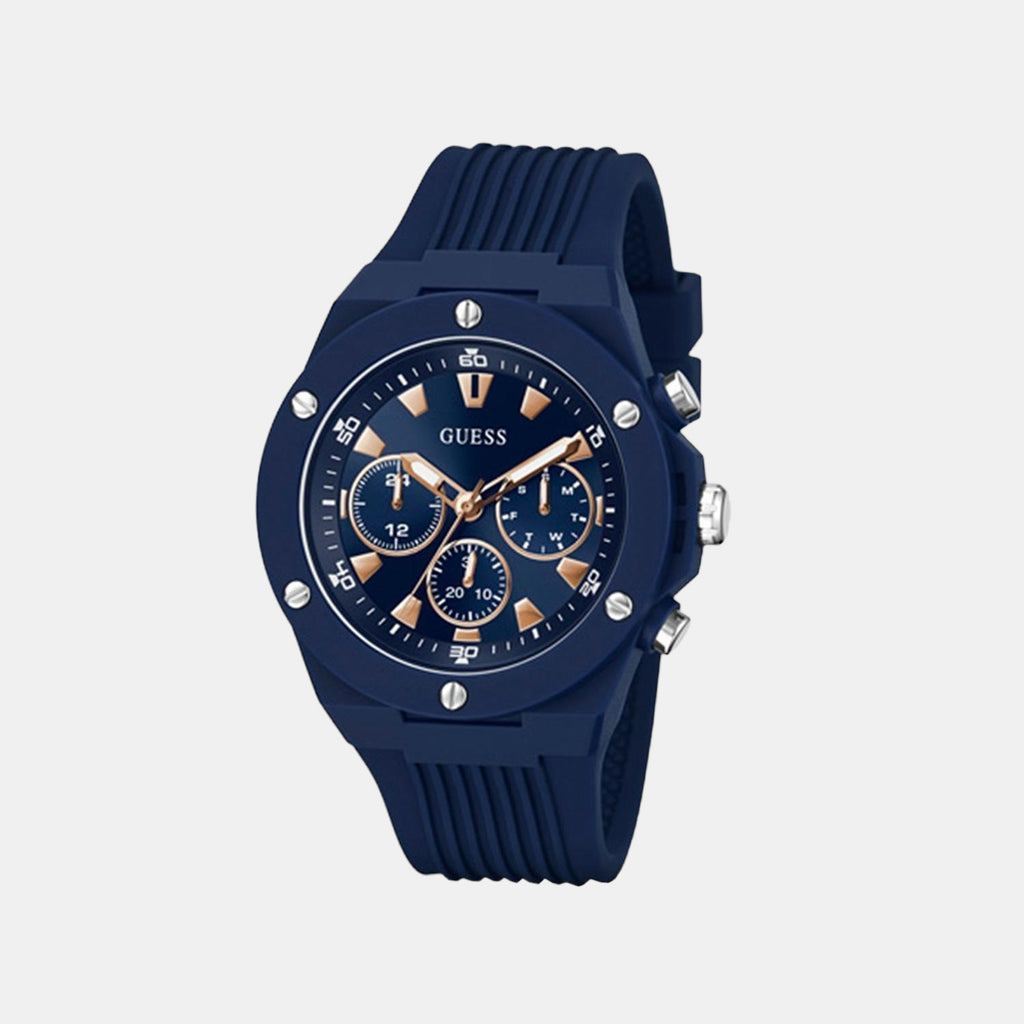 Guess Stainless Steel Round watch