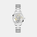 Guess Round Silver Analog watch