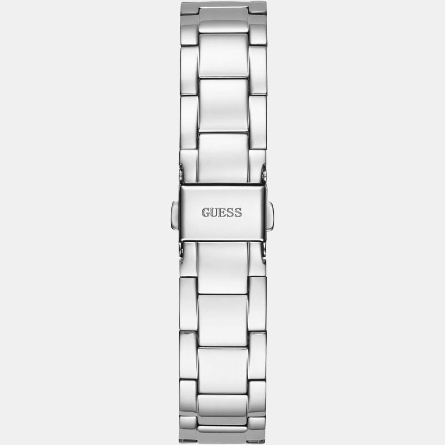 Guess Stainless Steel Round watch