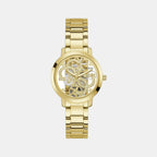 Guess Round Gold Analog watch