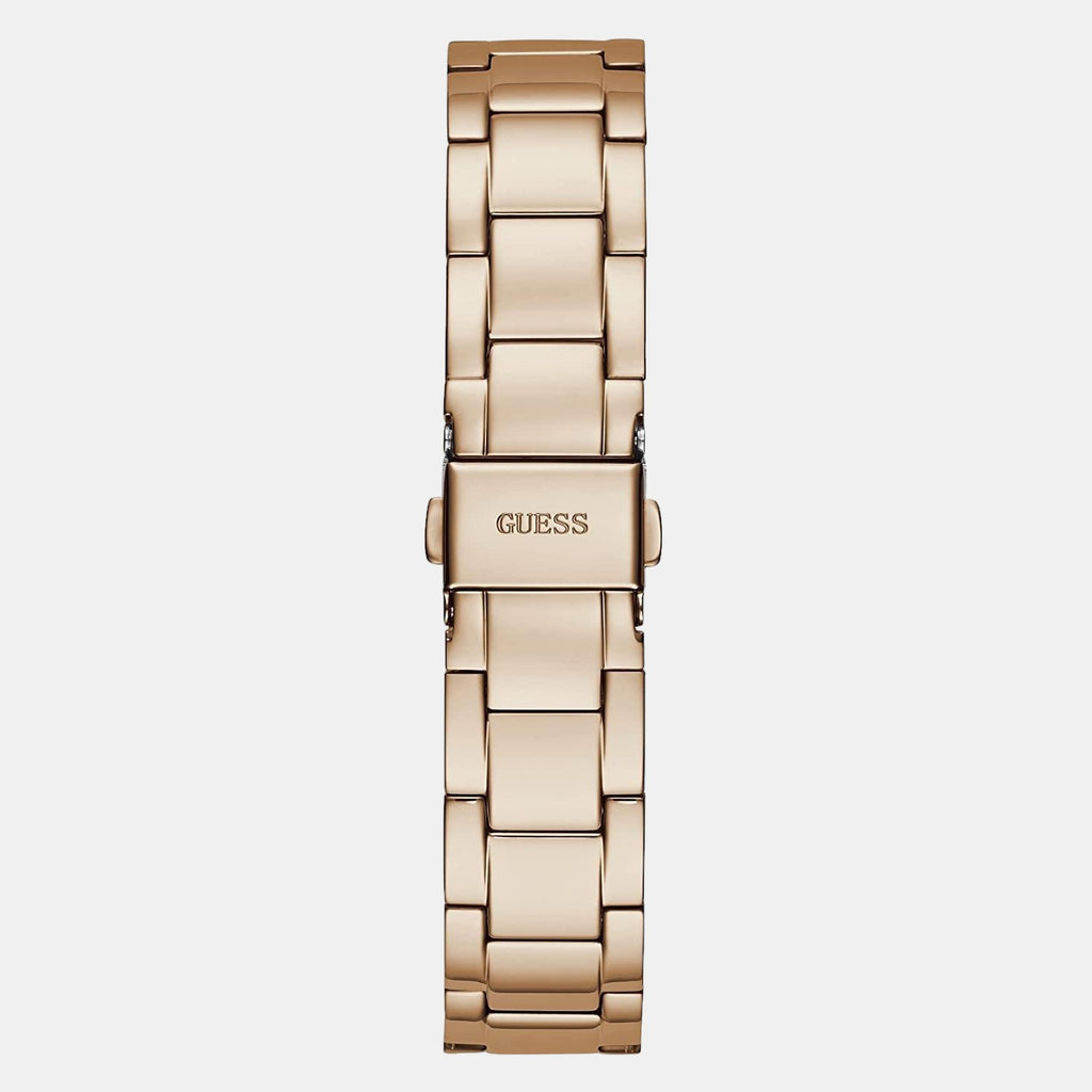 Guess Women Round Rose Gold watch