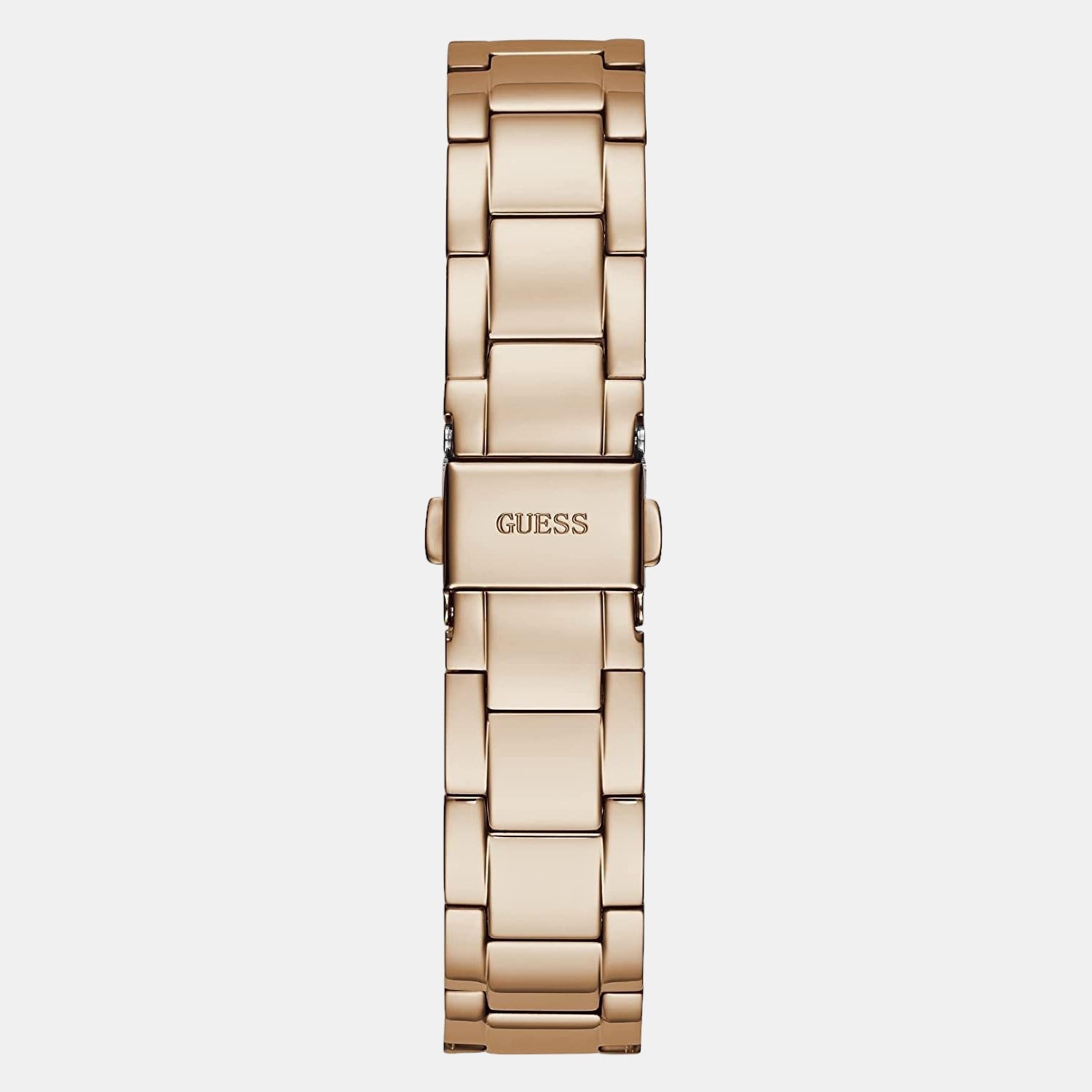Guess Women Round Rose Gold watch