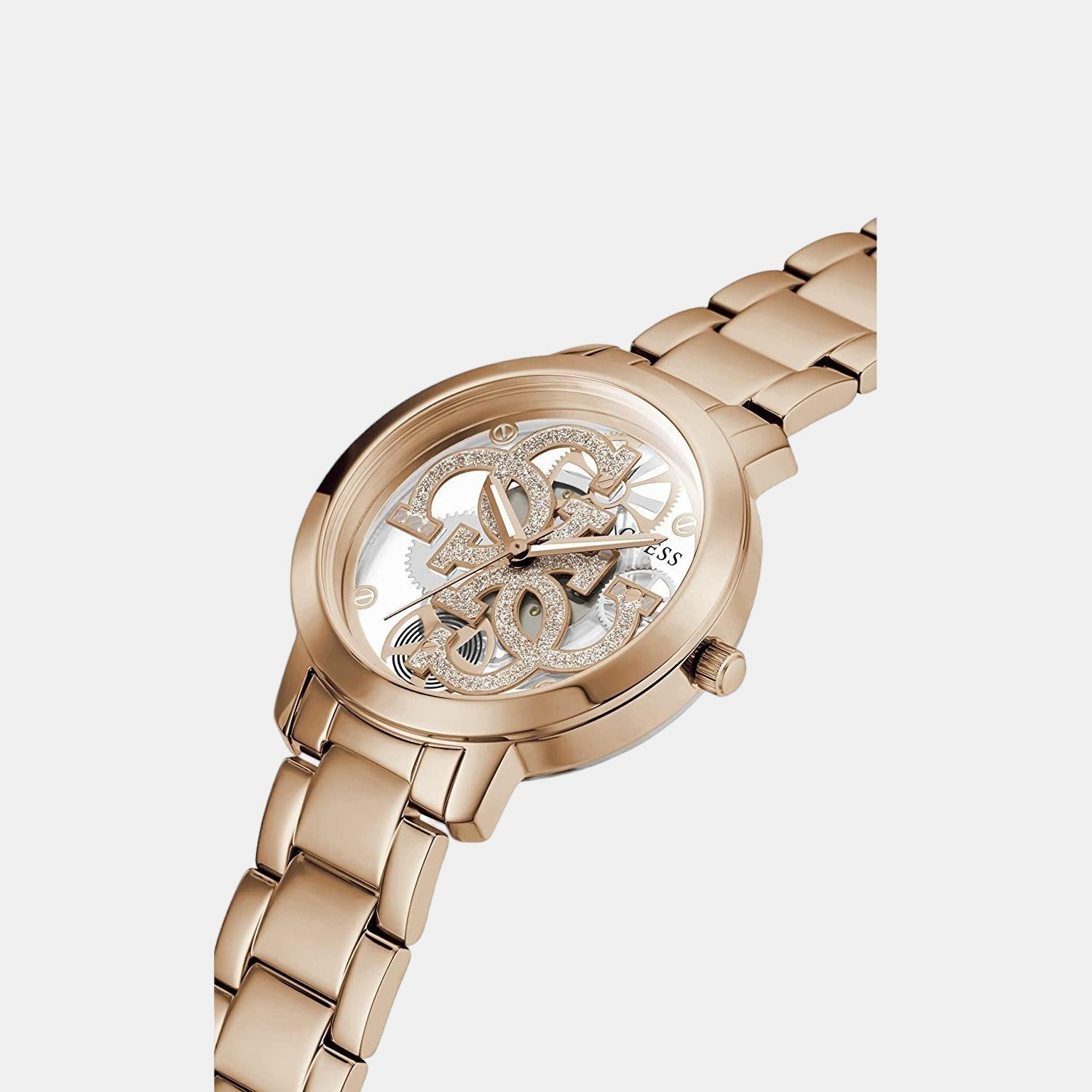 Guess Stainless Steel Round watch