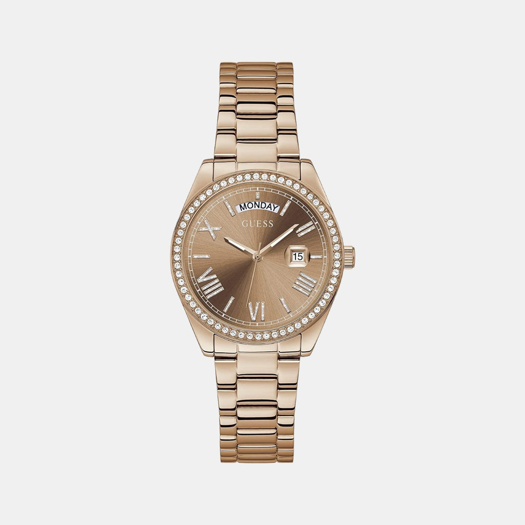 Guess Round Rose Gold Analog watch
