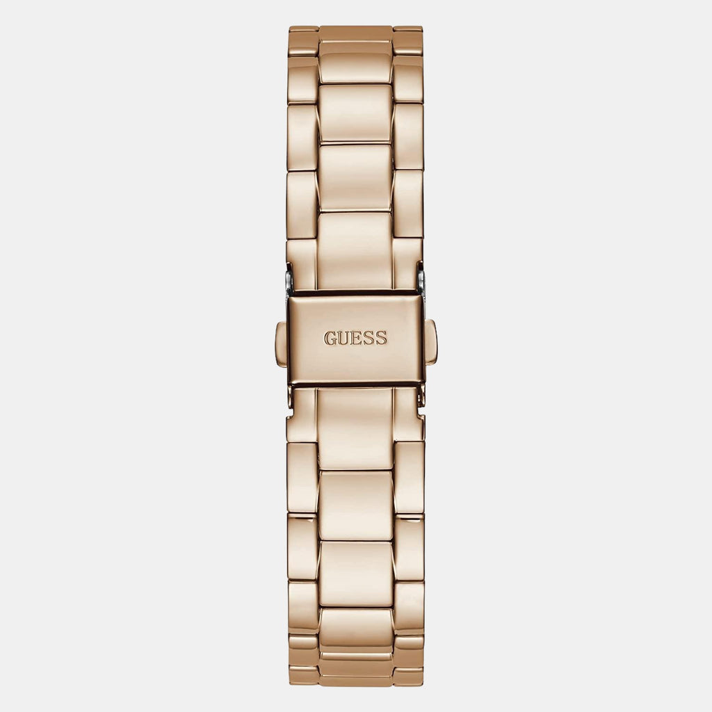 Guess Women Round Rose Gold watch