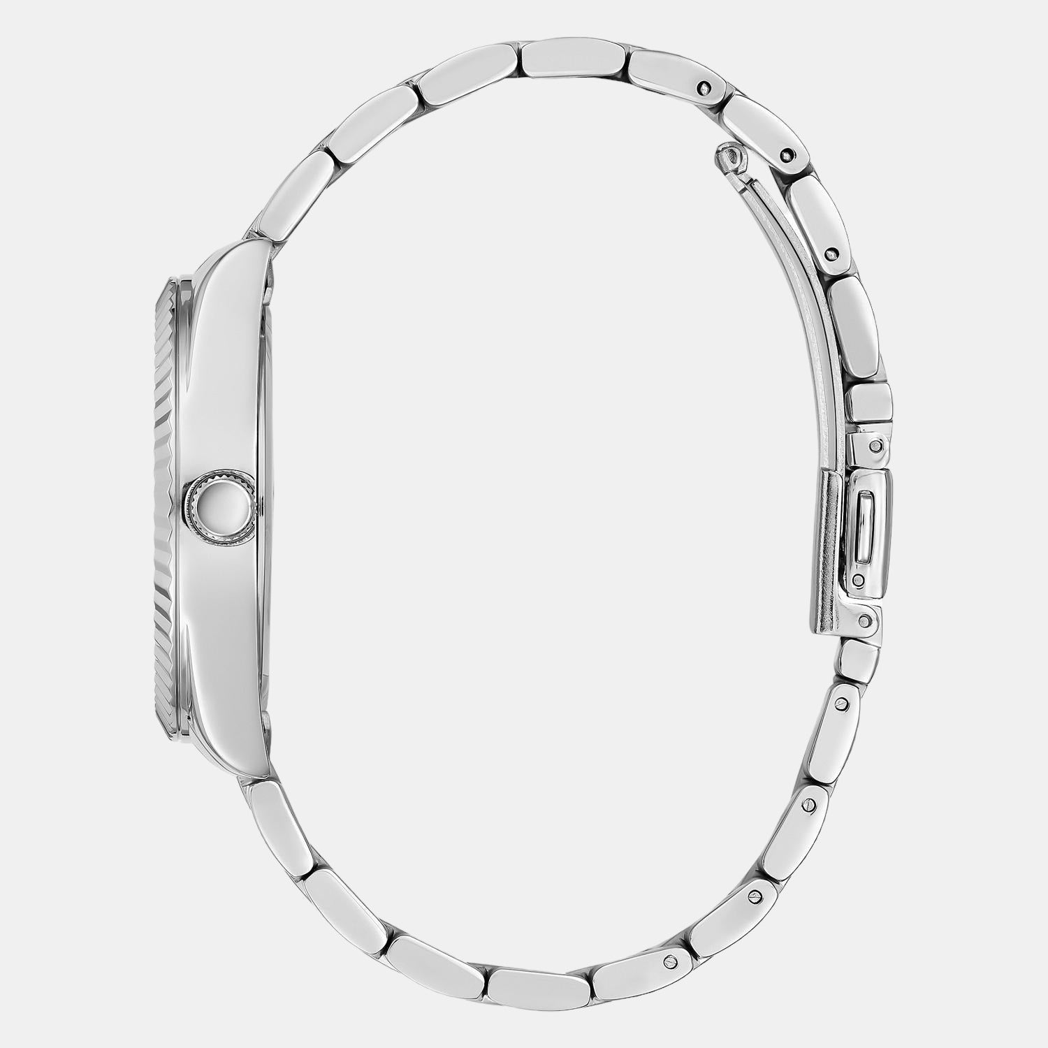 Guess Women Round White watch