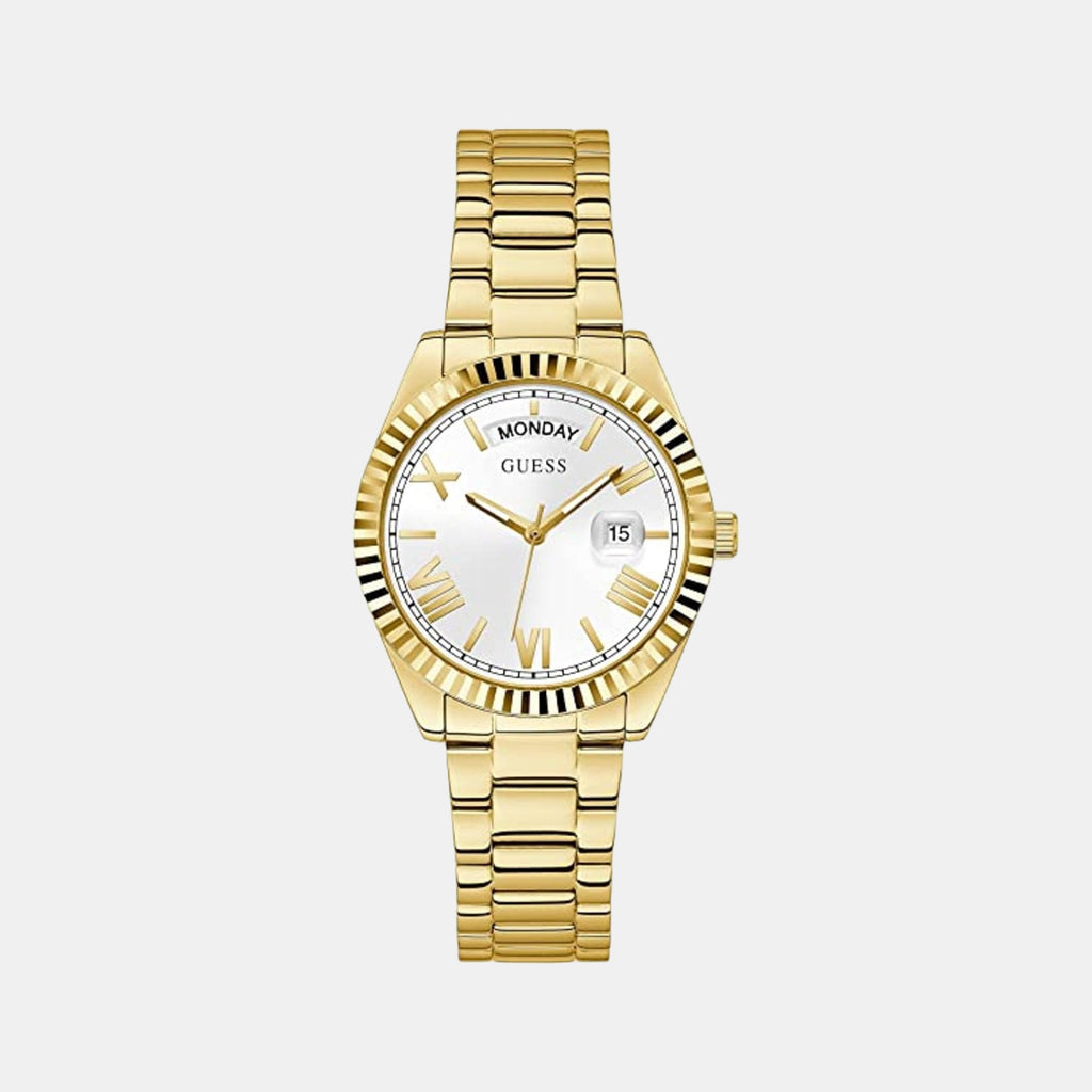 Guess Round Gold Analog watch