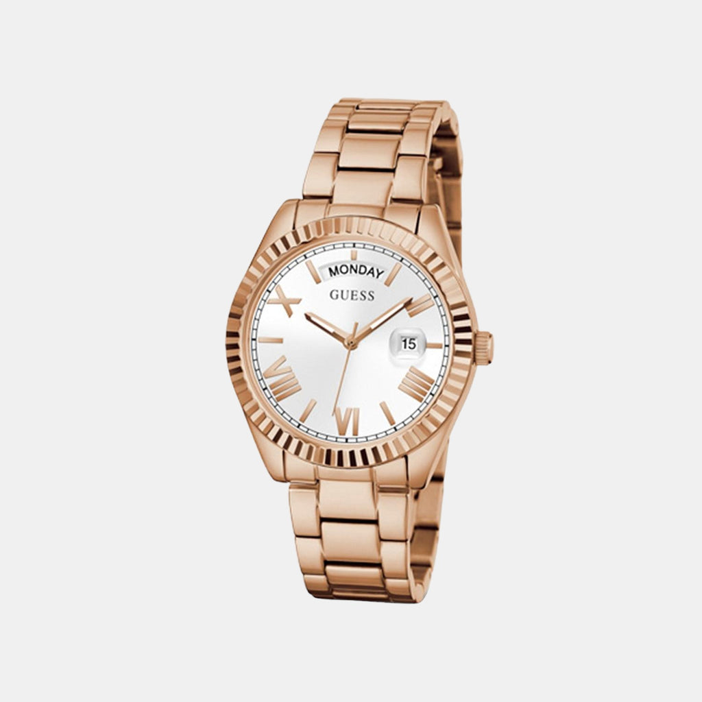 Guess Stainless Steel Round watch