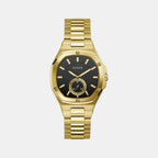 Guess Asymmetrical Gold Analog watch