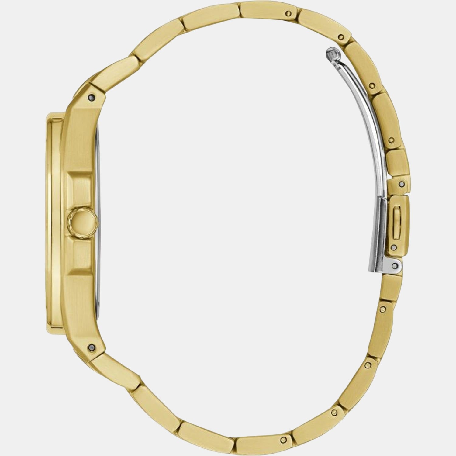 Guess Women Asymmetrical Gold watch