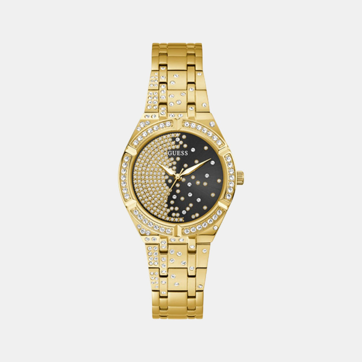 Guess Round Gold Analog watch