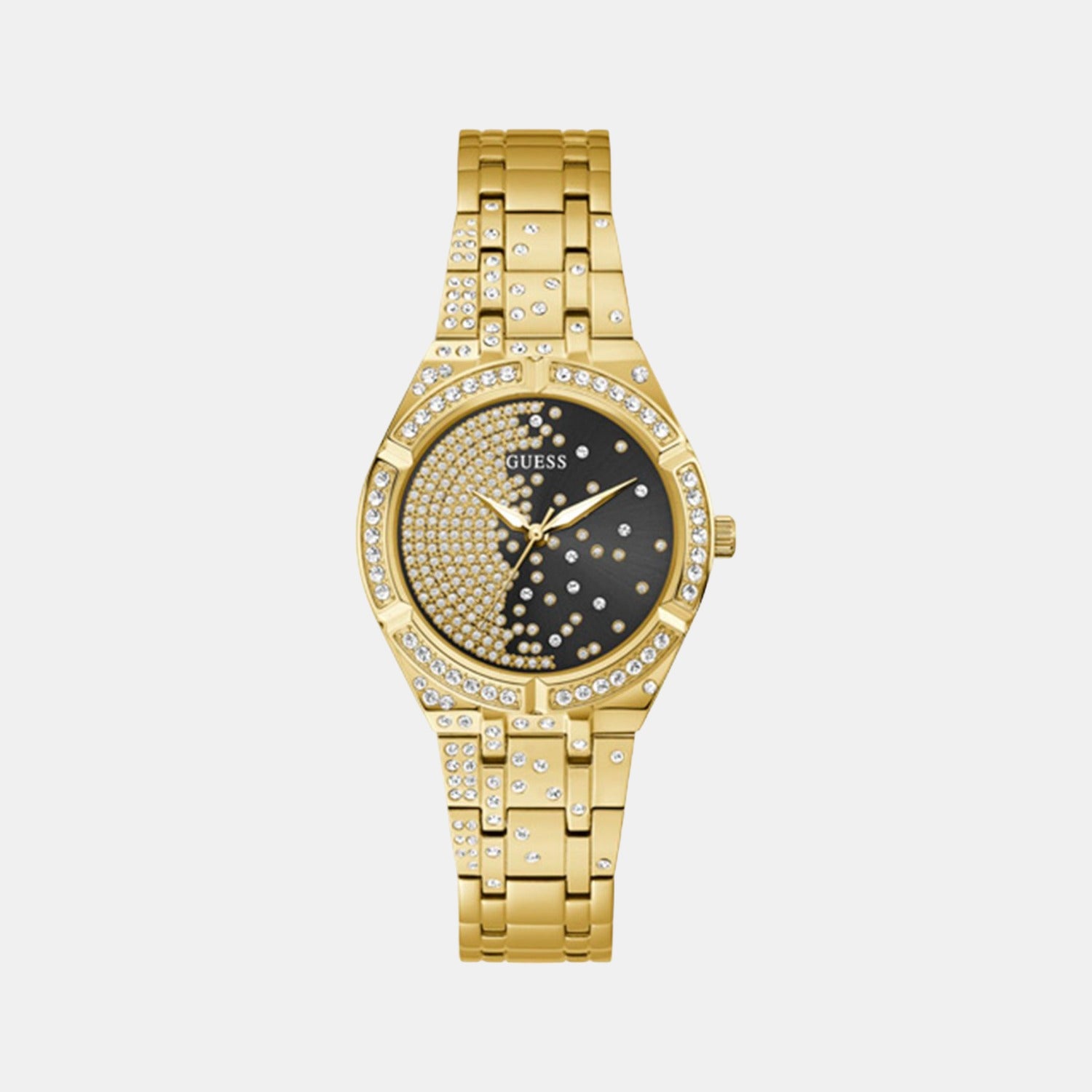 Guess Round Gold Analog watch