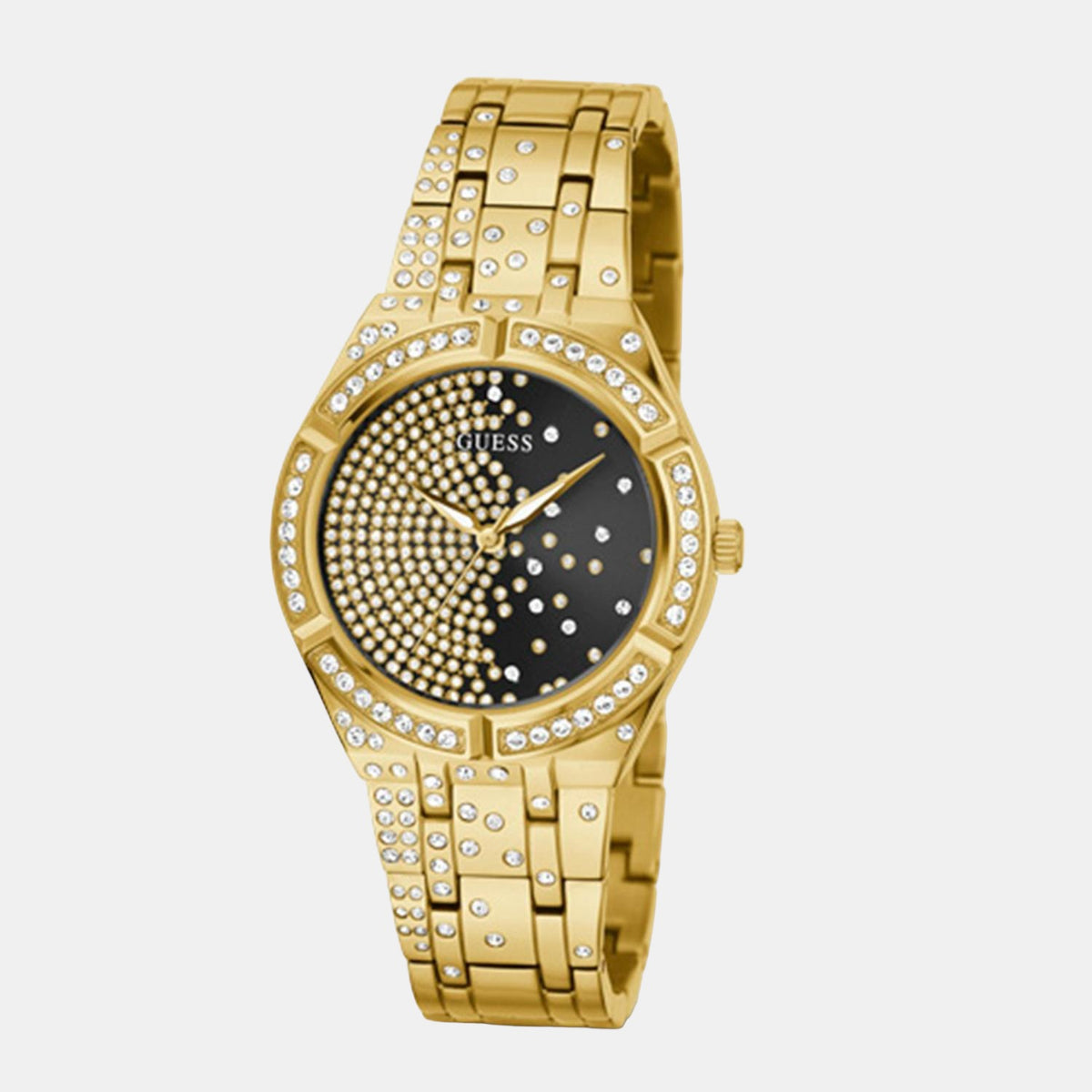 Guess Stainless Steel Round watch