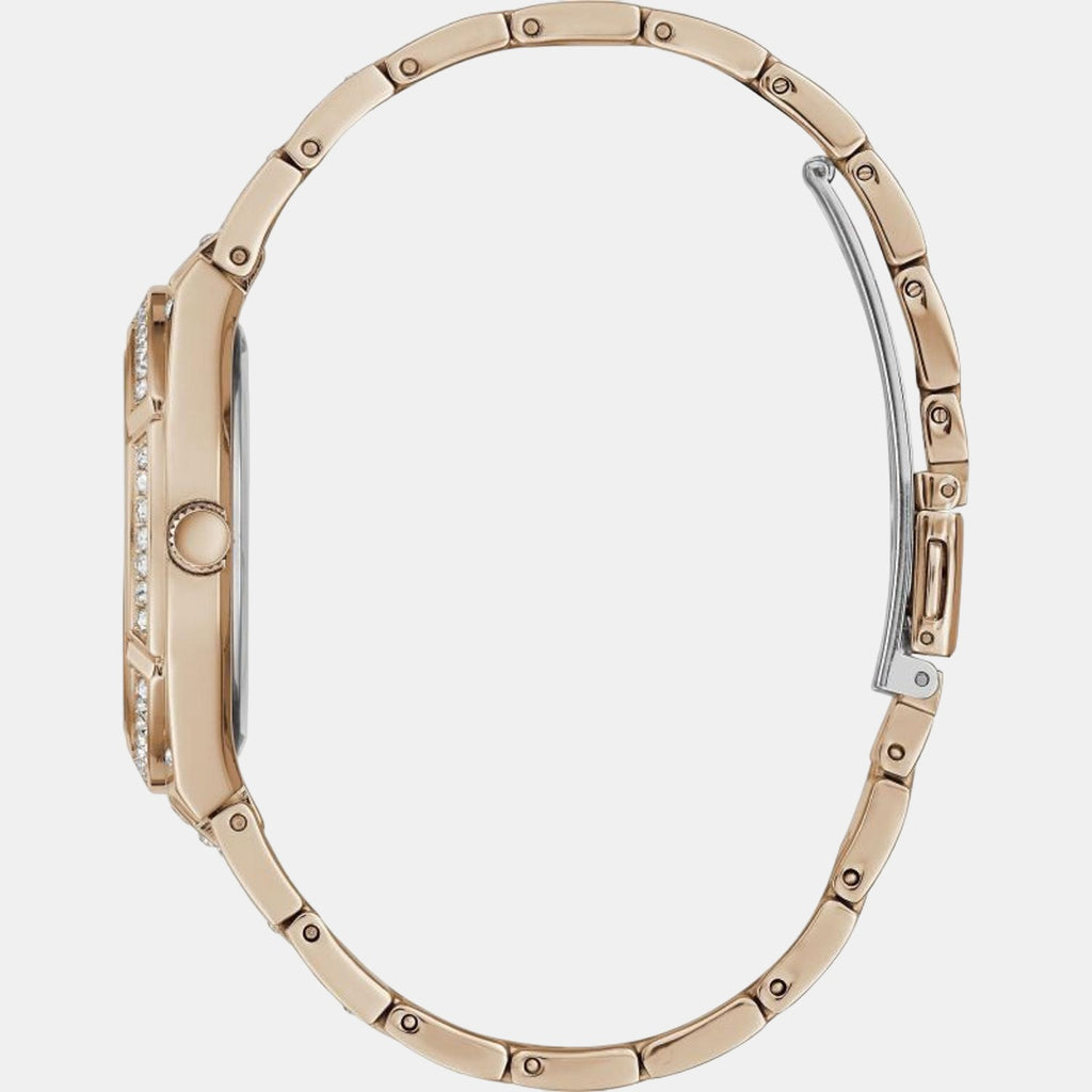 Guess Women Round Rose Gold watch