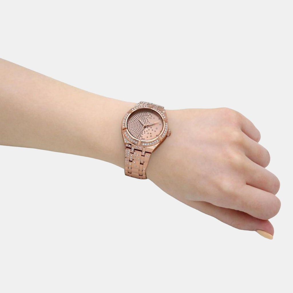 Guess Round Quartz Analog Women watch