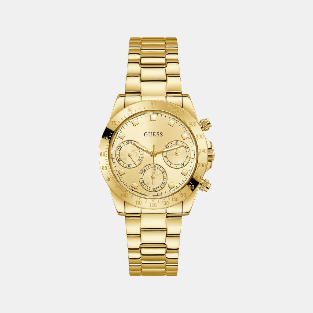 Guess Round Gold Chronograph watch