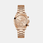 Guess Round Rose Gold Chronograph watch