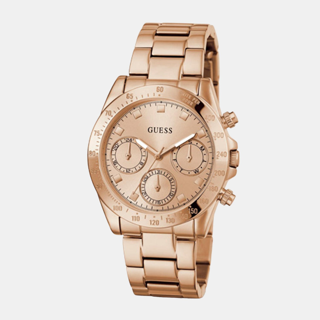 Guess Stainless Steel Round watch