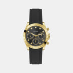 Guess Round Black Chronograph watch