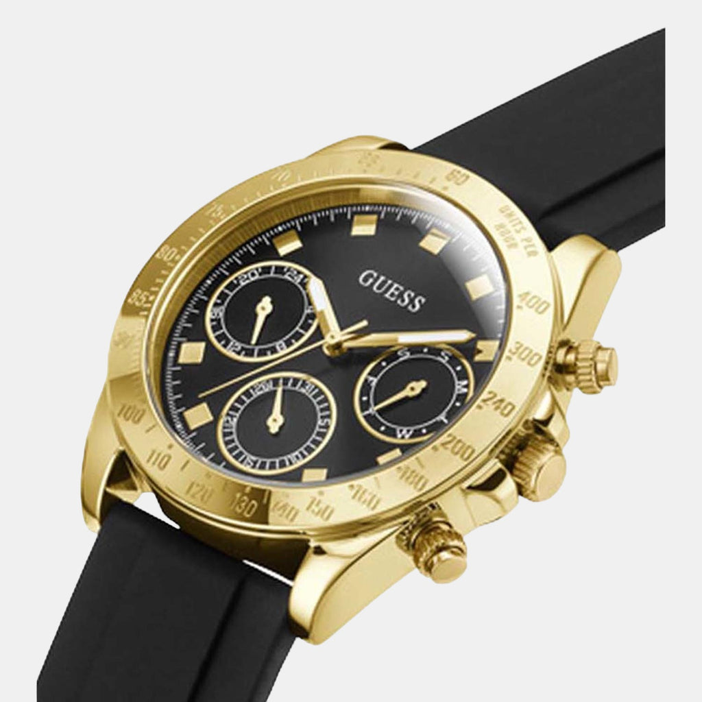 Guess Stainless Steel Round watch