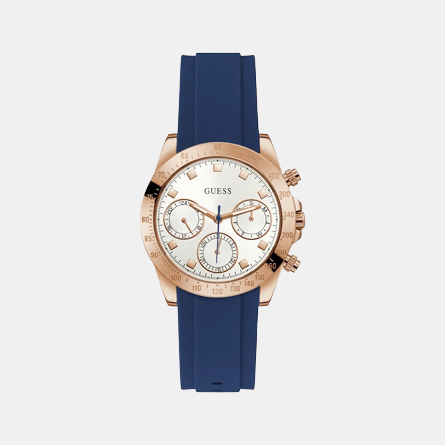 Guess Round White Chronograph watch