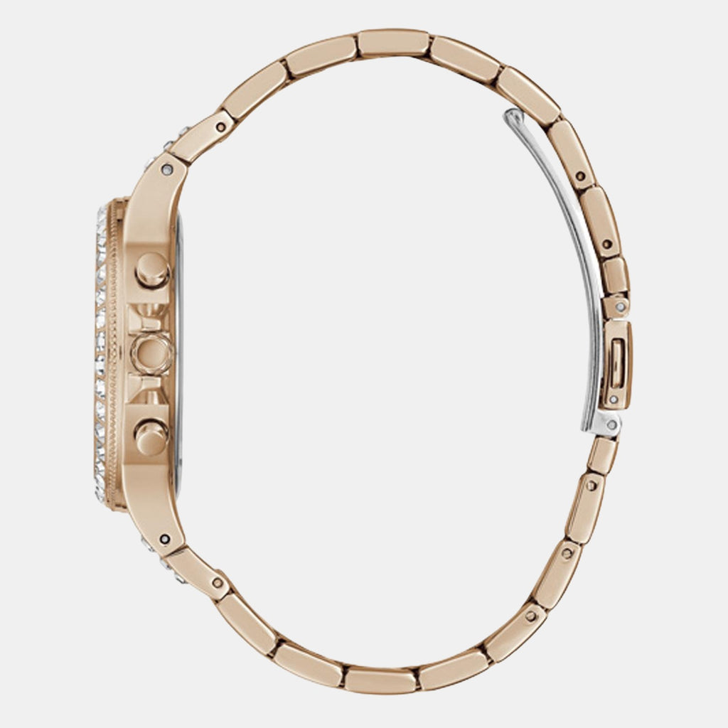 Guess Women Round Rose Gold watch