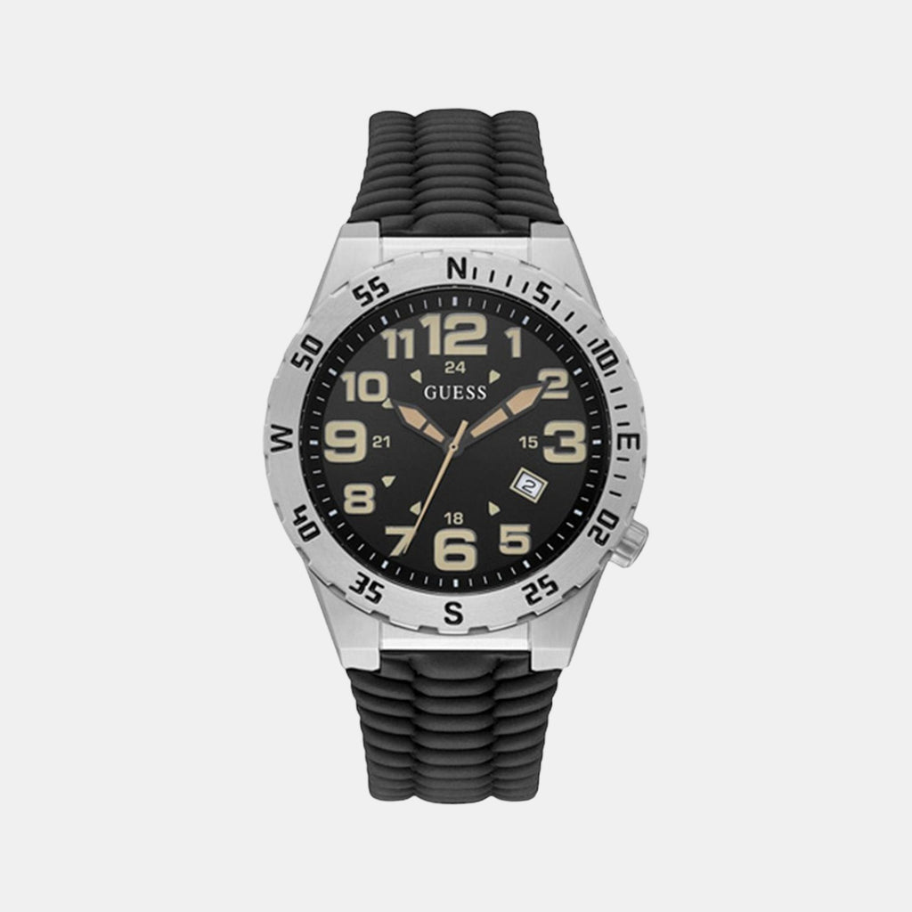 Guess Round Black Analog watch