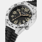 Guess Stainless Steel Round watch