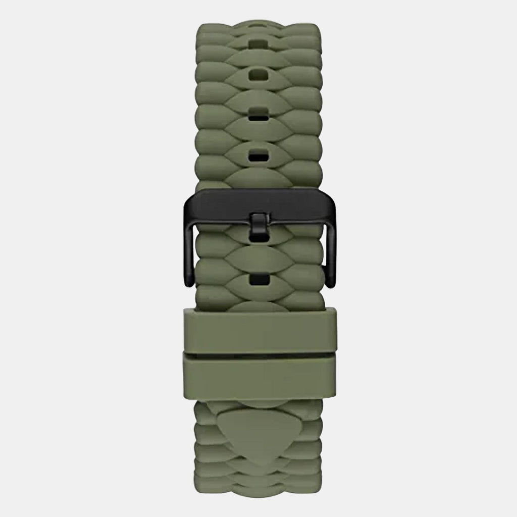 Guess Men Round Black watch