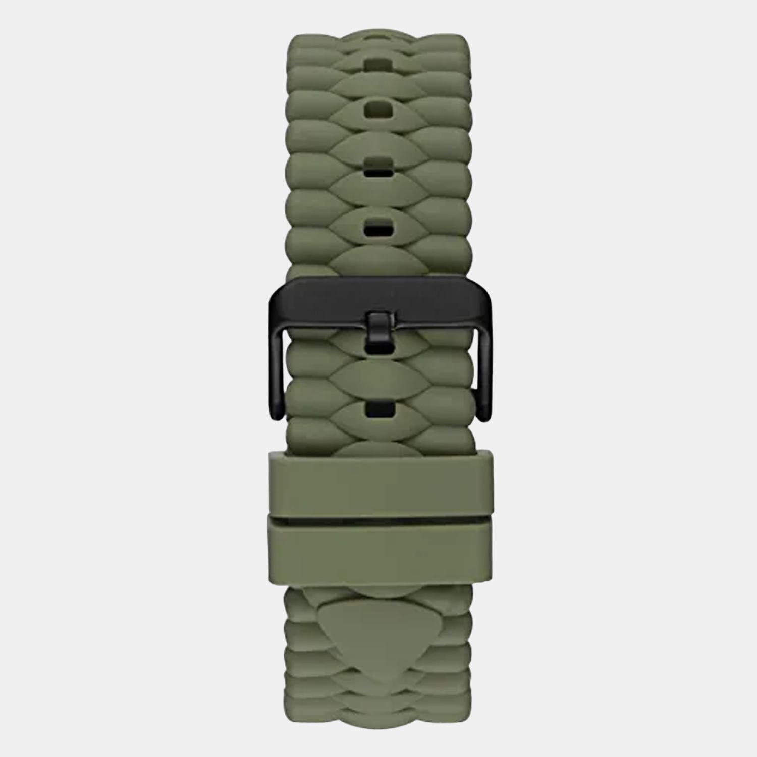 Guess Men Round Black watch