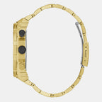 Guess Men Round Gold watch