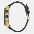 Guess Men Round Black watch